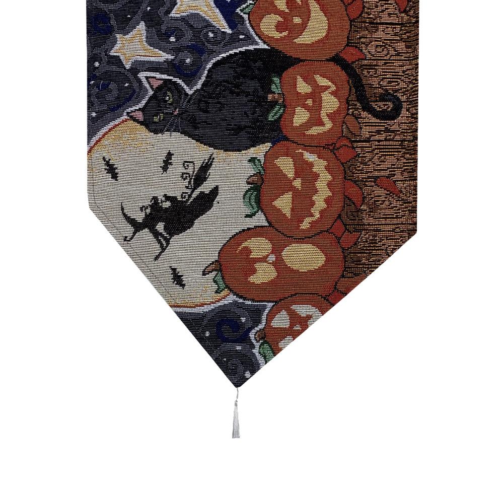 Halloween Atmosphere Decoration Table Flag Tablecloth Halloween Table Flag Home Dining Table Decoration Tablecloth Tablecloth