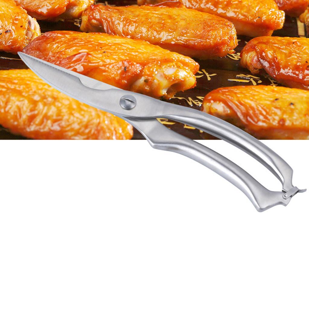 Kitchen Stainless Steel Shears Poultry Chicken  Scissors- Safety Lock