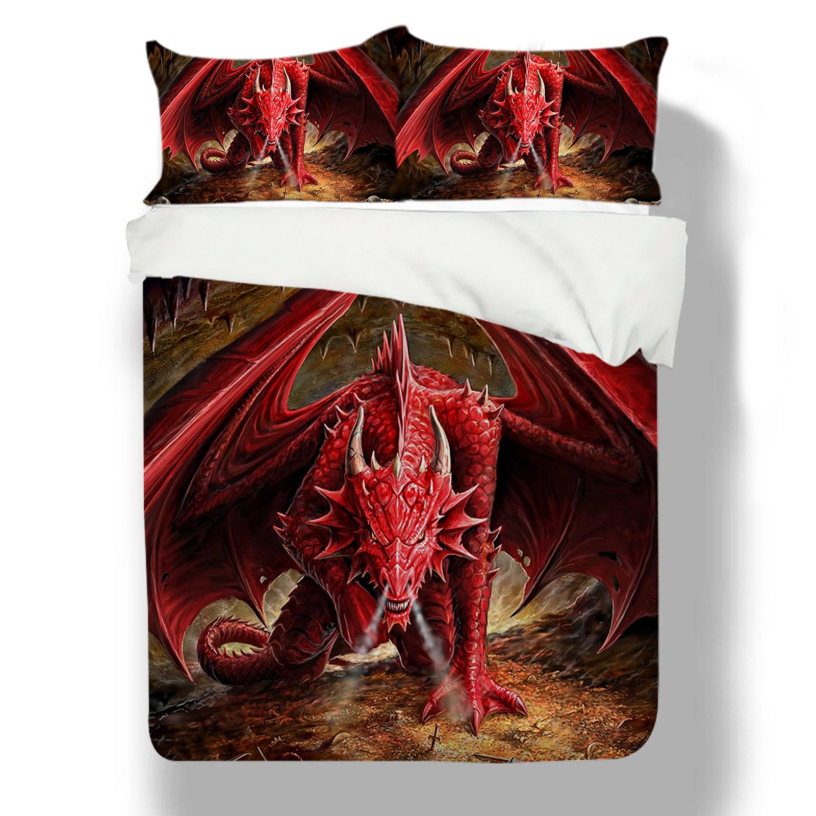 

Постельное белье с динозаврами, 3D постельное белье и наволочки с доисторическими животными, 2/3 шт., EU135 * 200, полноразмерная детская комната, мягкое и легко чистящееся украшение для дома Baby 100x135cm