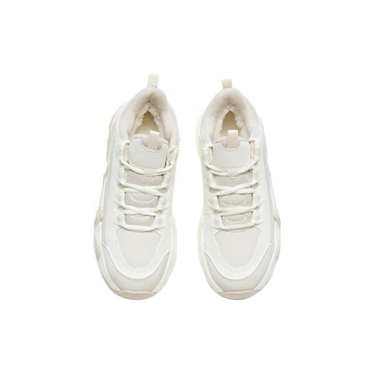 New Anta Backwave 2.0 Cushioning Anti-Slip And Wear-Resistant Mid-Top Sports Casual Shoes Women's Muddy Sandy Gray 122248989-1