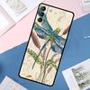 Luxuslibellen-Hülle für Samsung Galaxy S24 Ultra S20 S21 S22 S23 S25 Ultra S9 S10 Plus S25 FE Rückabdeckung