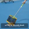 Table Tennis Ball Picker with Mesh Net Basket Easy to Carry for Players, Coaches