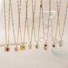 Niche and Refreshing Plant Series Necklace DIY Lemon Strawberry Bowknot Trend Necklaces