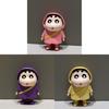 Shinchan Crayon Colorful Raincoat Standing Figure Desktop Decoration Cartoon