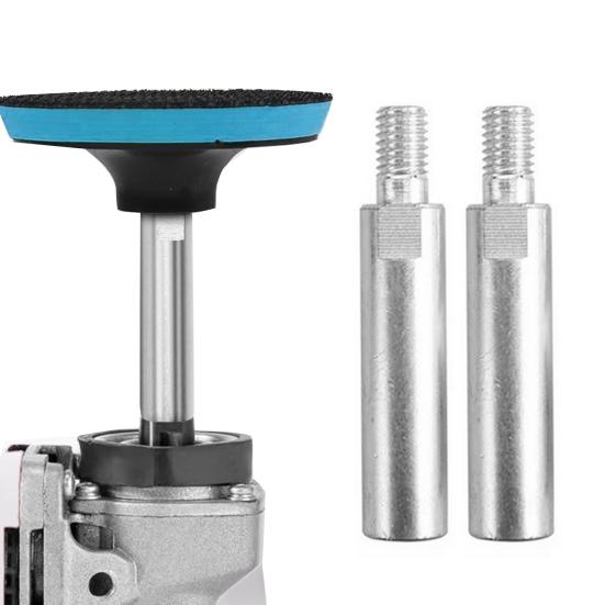 4/5/6/8Pcs Angle Grinder Extension Rod M10 Thread Polishing Machine Adapter Lever Heavy Duty Steel 100 Type Angle Polisher Extension Shaft