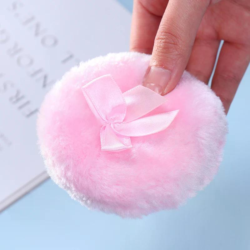 Professional Soft Plush Butterfly Baby Cosmetic Puff Sponge Talcum Powder Makeup Tool for Infants
