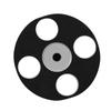 Audio Turntable Metal Disc Stabilizer LP Vinyl Record Clamp