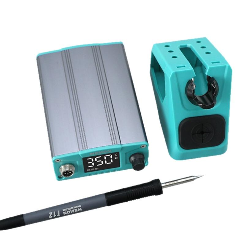 Intelligent Temperature Control T12 Soldering Iron Station with Digital Screen and Multiple Tip Compatibility