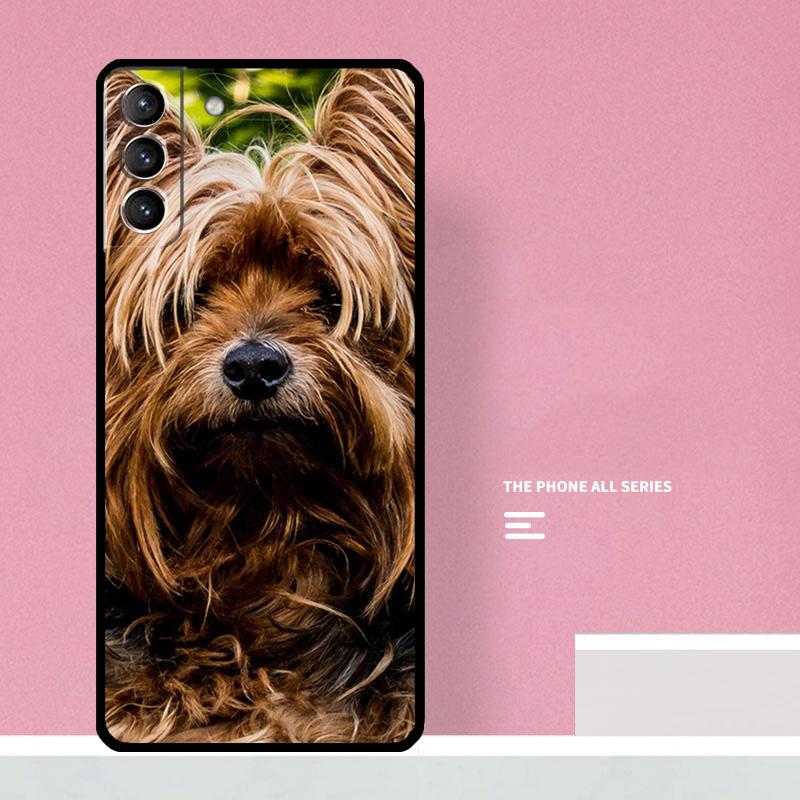 Mini Yorkshire Terrier Phone Case For Samsung Galaxy S26 S23 Ultra S20 S21 S22 S24 S25 Plus S10 S25 FE Cover Coque