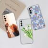 For Samsung S21 FE Plus Ultra Phone Case Ink Painting Soft TPU Clear Silicone Anti Drop Back Cover For Galaxy S 21 Funda Bumper