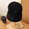 Women Men Autumn Winter Warm Beanie Hat Solid Color Lady Male Stretch Knitted Crochet Beanies Hat Cap For Women Men