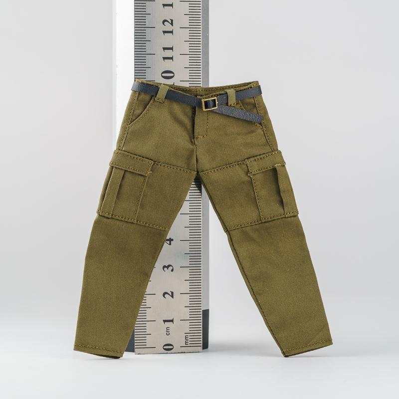 En Stock 1/12 Traje Táctico Fuerte Masculino Verde Militar/Negro Chaleco Ajustado Bolsillo Pantalones de Trabajo para Figura de Acción de 6" WWE C4 Adam MUFF