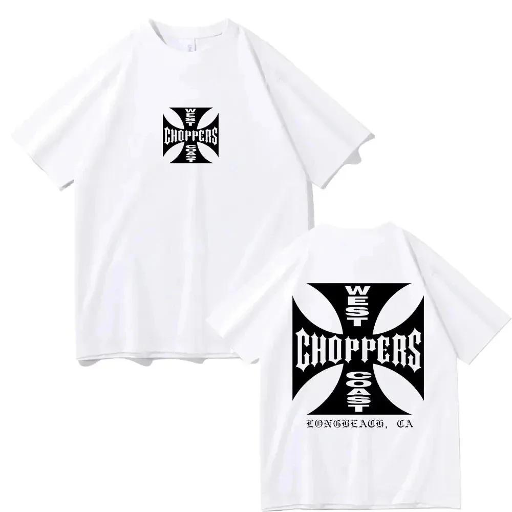 West Coast Choppers "Long Beach Storefront Motorcycle Service" American Retro Lässiges Kurzarm-T-Shirt
