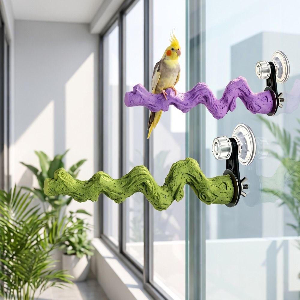Rough-Surfaced Paw Grinding Stick Non-slip Reptile Climbing Branch  Leopard Gecko Lizard Tank