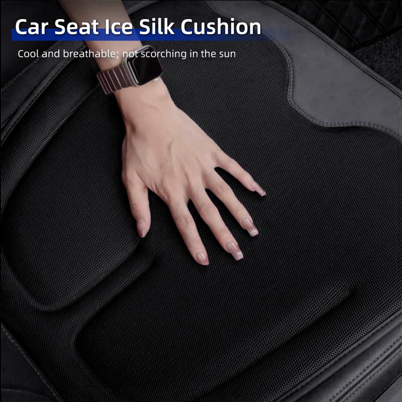 Car Seat Cushion Leather Breathable Ice Silk Pad Interior Accessories For Volkswagen VW Passat Golf Tiguan Polo Scirocco Jetta