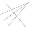 4pcs Kite Support Rods Plastic Rods Kite Assembly Parts Kite Skeleton Rods Plastic Rods for DIY Kite Model Making Plastic Skeleton Rods for DIY Kite P