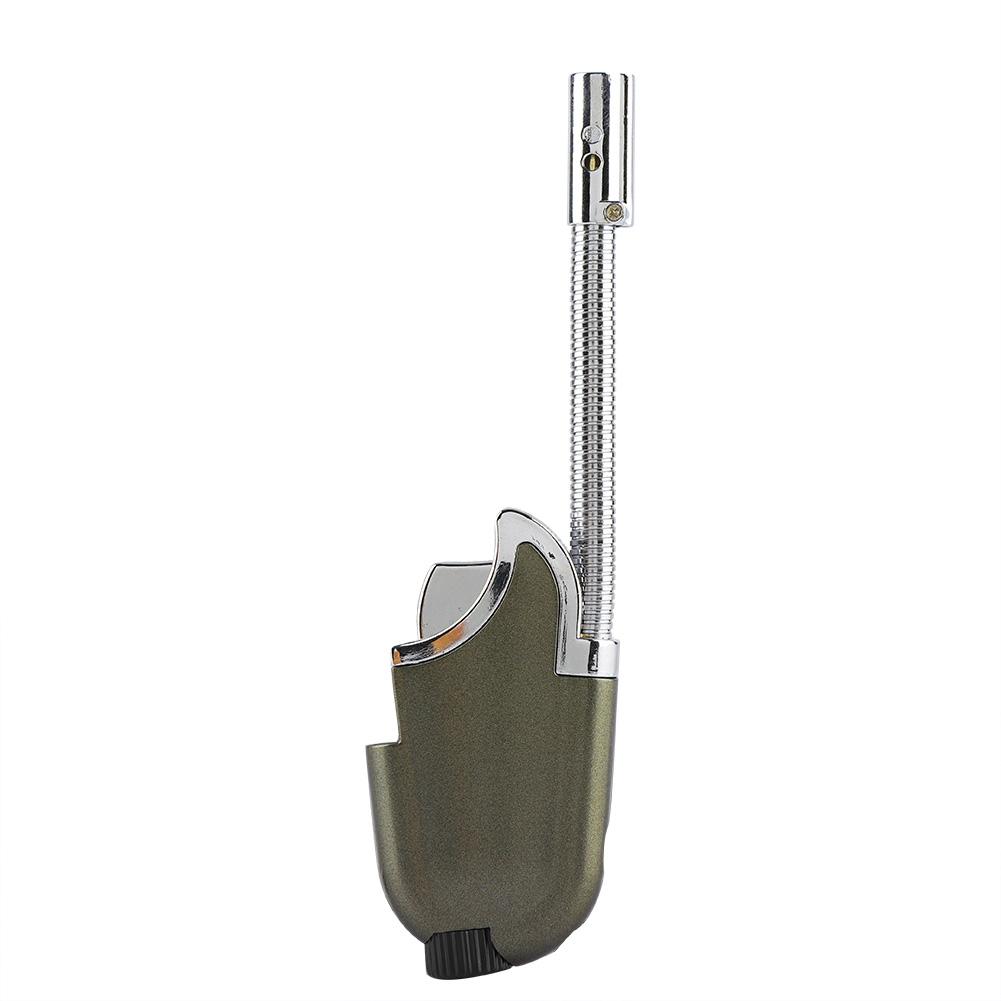 Outdoor BBQ Camping Flexible Neck Refillable Butane Flame Lighter Ignition Tool