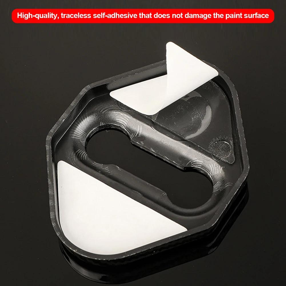 4X Car Door Lock Buckle Protective Cover Door Shock Absorber Cushion Thickened Anti-collision Pad for Honda Haoying Accord Civic