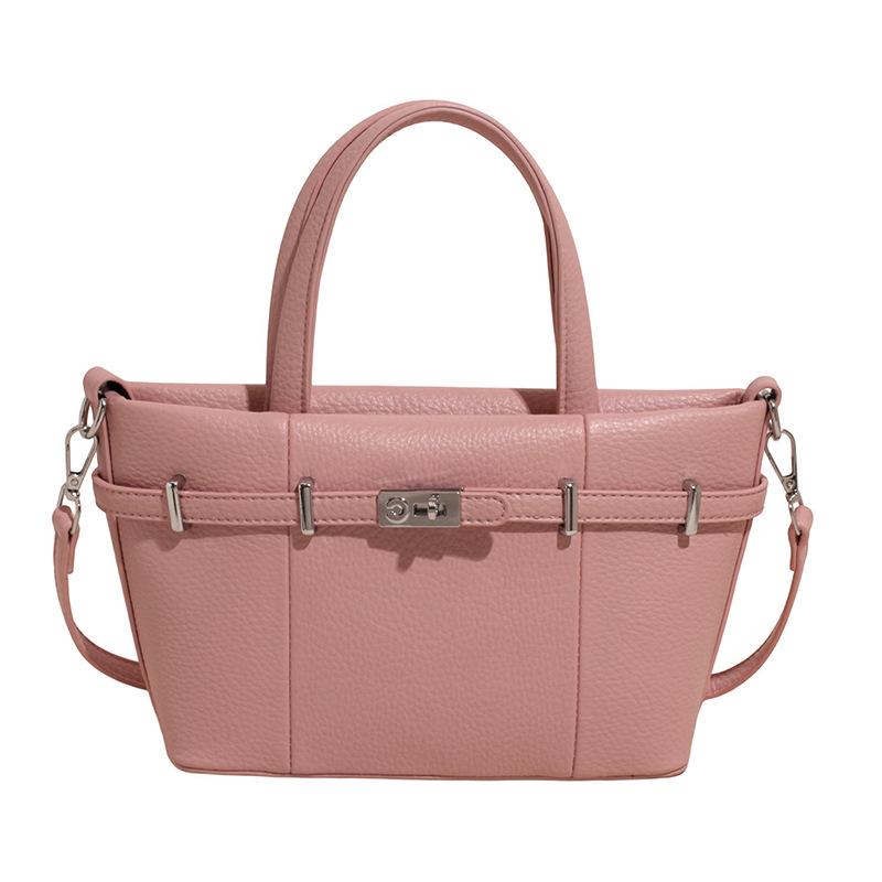 This Year's Popular Fashion Temperament Business Commuter Style Portable Bucket Bag High Texture Casual Versatile Messenger Bag Women