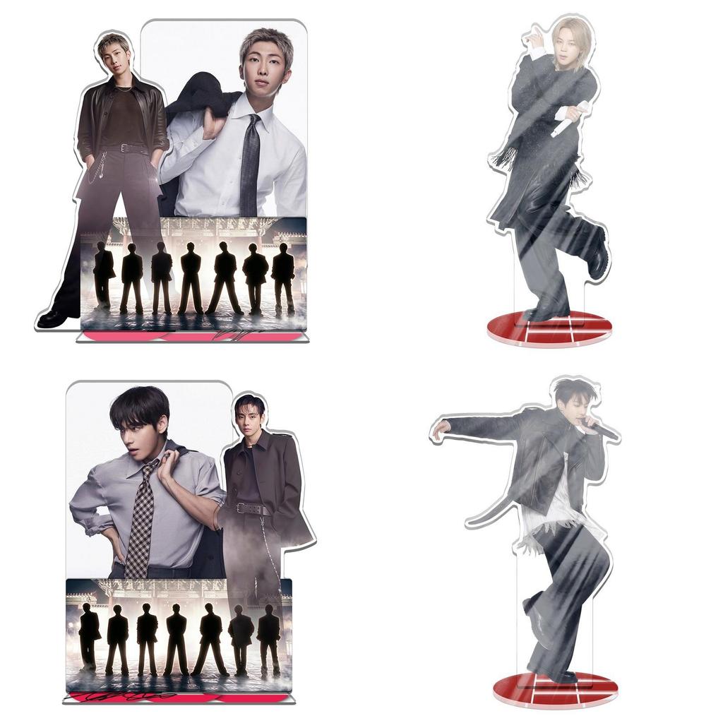 Akrylowy stojak BTS World Tour z bezszwową warstwą do ekspozycji kolekcjonerskiej i jako prezent dla fanów