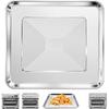 Air Fryer Tray Replacement for Cuisinart TOA-60 TOA-65 TOA-70 Toaster Air Fryer Convection Oven, 12.2*11'' Non-stick Mesh Air Fryer Stainless Steel