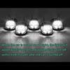 Amber No Drill Car Cab Lights Ultra Bright Waterproof Led Cab Lights for Trucks Roof LED Light Universal for Trucks/Cars/SUV