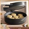 Dual-Sided Electric Griddle & Hot Pot: Non-Stick Multi-Functional Pancake Maker, Shabu-Shabu, and Grill.
