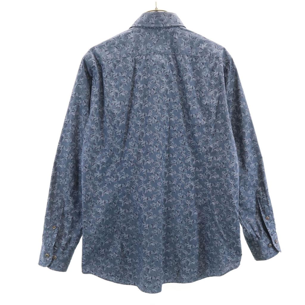 MACKINTOSH LONDON Made In Japan Floral Long Sleeve Cotton Shirt M Men's Used