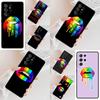 LGBT Rainbow Pride Lips Cell Phone Case for Samsung Galaxy S26 Ultra S25 S24 S23 S22 S21 S20 Note10 Cover