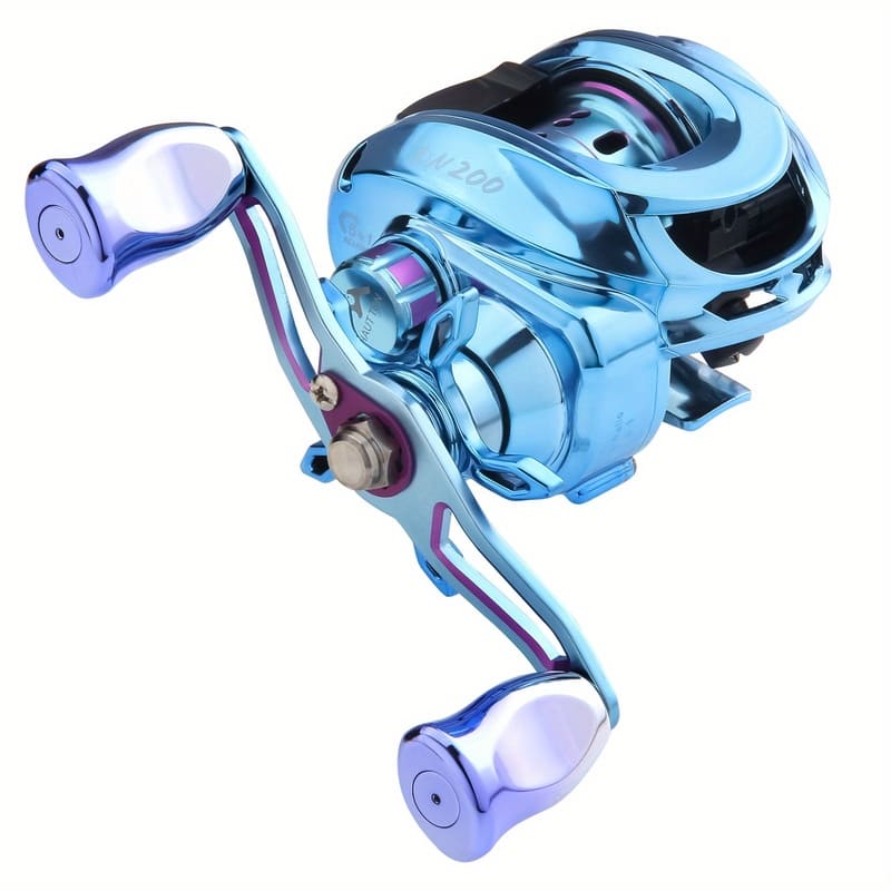 

Бесщелевая рыболовная катушка с тремя тормозами и леской против разрыва Высокоскоростное передаточное число Подходит для морской и пресноводной рыбалки Отличная идея для подарка correct синий