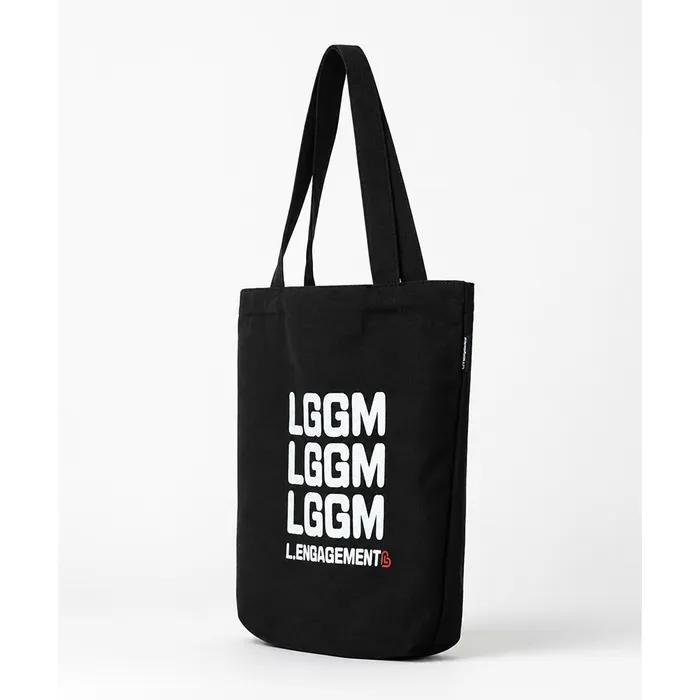 Square Logo Canvas Bag [Black]