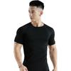 Men’s Quick-Dry Breathable Sports T-Shirt: Elastic, Short Sleeve, Fitness Running Top