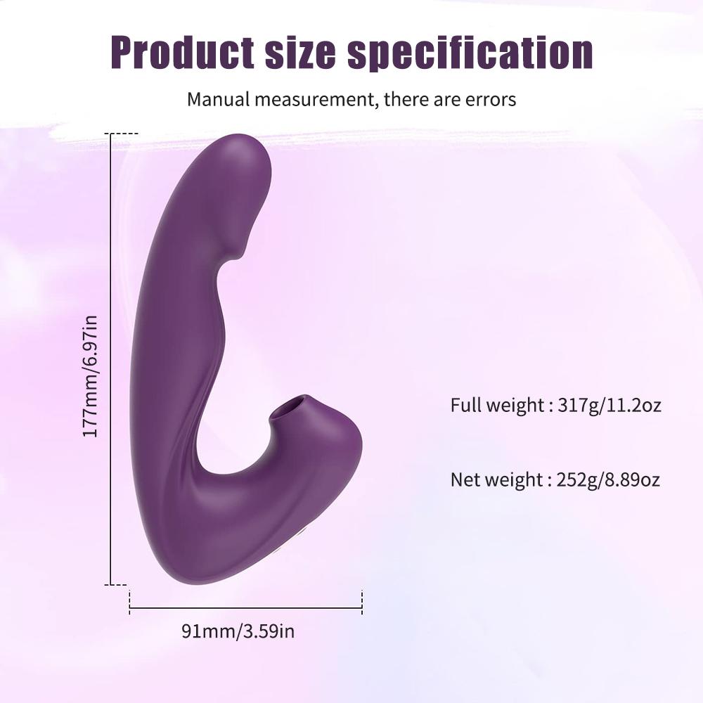 Rechargeable Personal Massager for Women, Soft Silicone G-Spot Stimulator