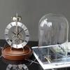 New Luxury Mechanic Metal Desk Clock Living Room Table Clock Work Office Decoration Clock Nordic Interior Bedroom Ornaments Gift