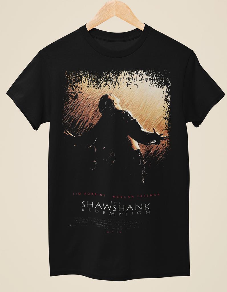 The Shawshank Redemption Movie Poster Inspired Unisex Black TShirt