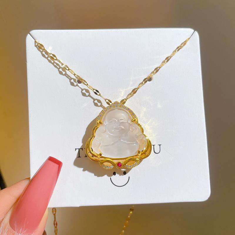 Collier à la mode pour femmes, en cuivre, Micro incrusté, en acier, Simple, maille rouge, chaîne de collier exquise