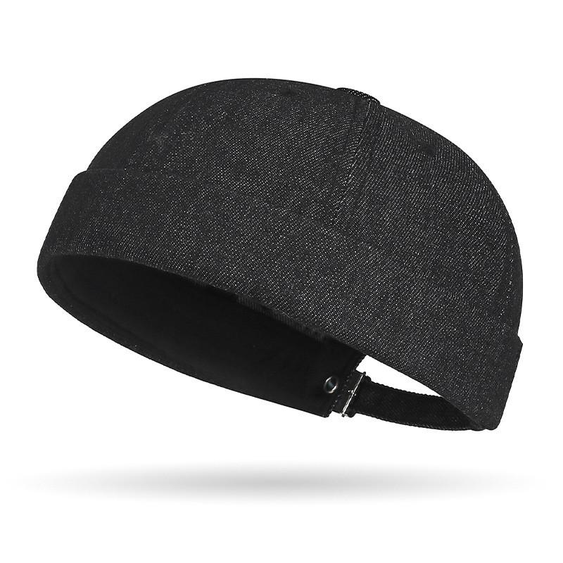 Denim Cap For Men Women Vintage Urban Street Style With Adjustable Fit For Casual Wear