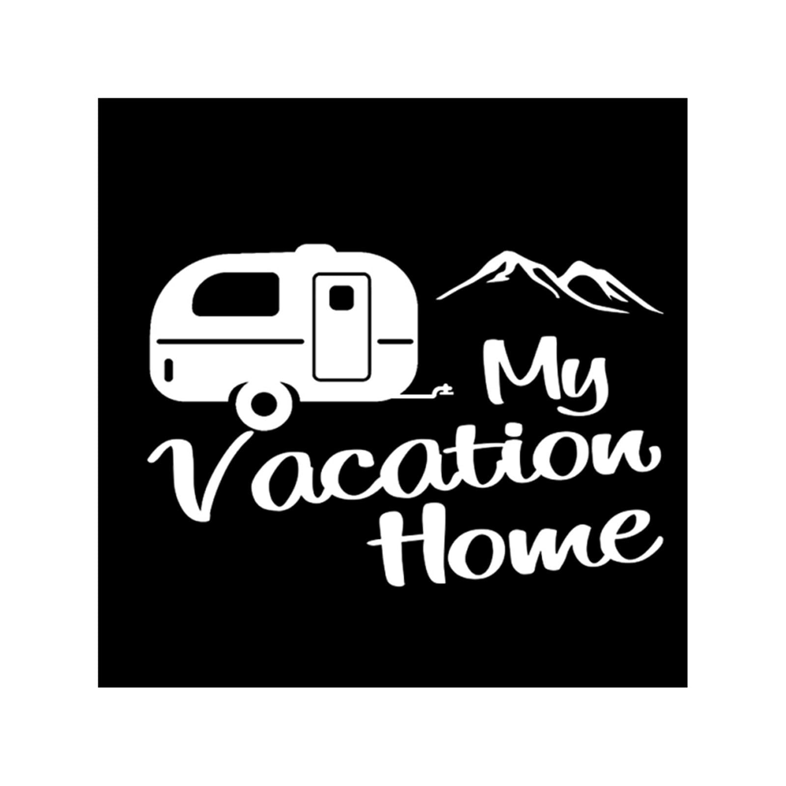 

PacuM Villa Camper Trailer Decal Sticker Car Accessories Interesting Car 24cm*16cm білий