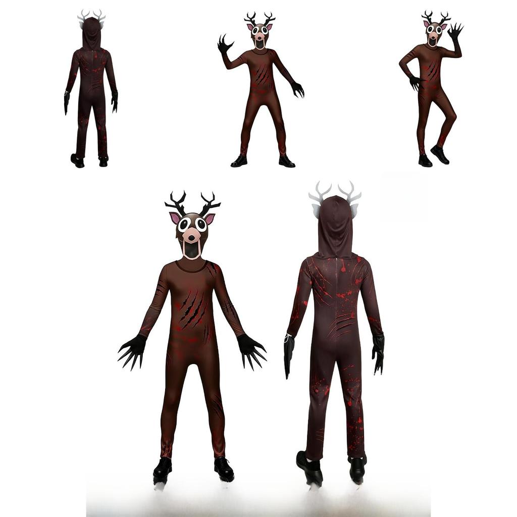 99 nocí v lese Kostým sobíka na Halloween pro dospělé z polyesterové látky pro cosplay a party akce