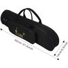 Trumpet Bag, Oxford Cloth Trumpet Gig Bag Thicken Waterproof Carrying Case with Shoulder Belt (Black) Bags, Straps