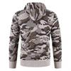 Herren Pullover Jacke Herbst und Winter Neue Camouflage Kapuzenjacke Pullover Mantel
