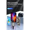 Car Charger USB Type C Adaptor 120W Fast Charge Retractable Charging Cable with Cords QC Adapter Car Charger For Iphone Android
