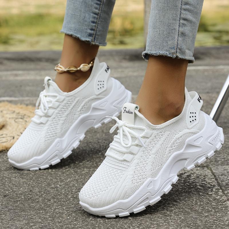 

Самая продаваемая обувь больших размеров, обувь с мягкой подошвой, обувь из летящего трикотажа, повседневная спортивная обувь и кроссовки 37 белый