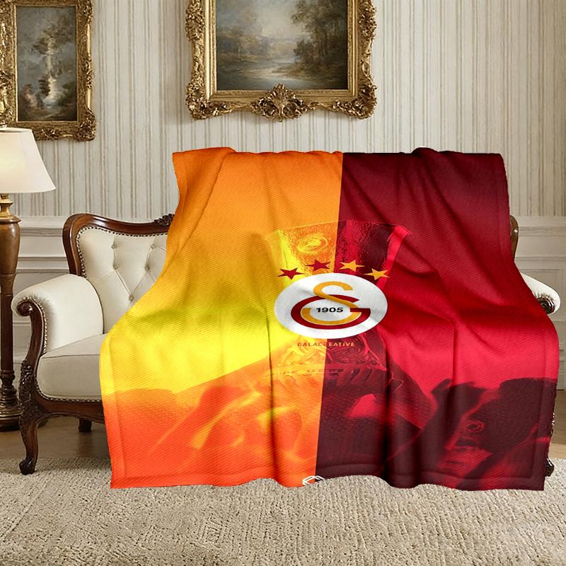 1pc Snug Galatasaray SK Blanket, Lightweight & Durable Print Blanket, Perfect for Home, Couch, Bed, Picnic, Travel, Office