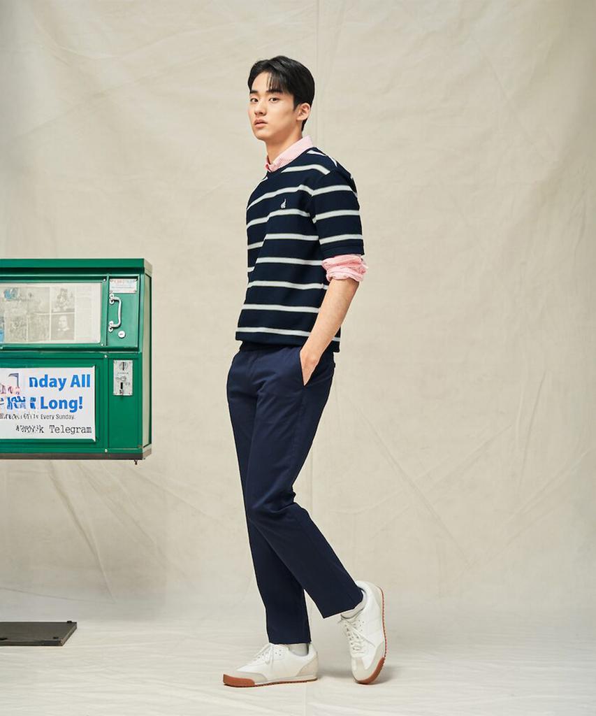 Binpolmen Summer Chino Slim Pants Navy (Bc5321E02R)