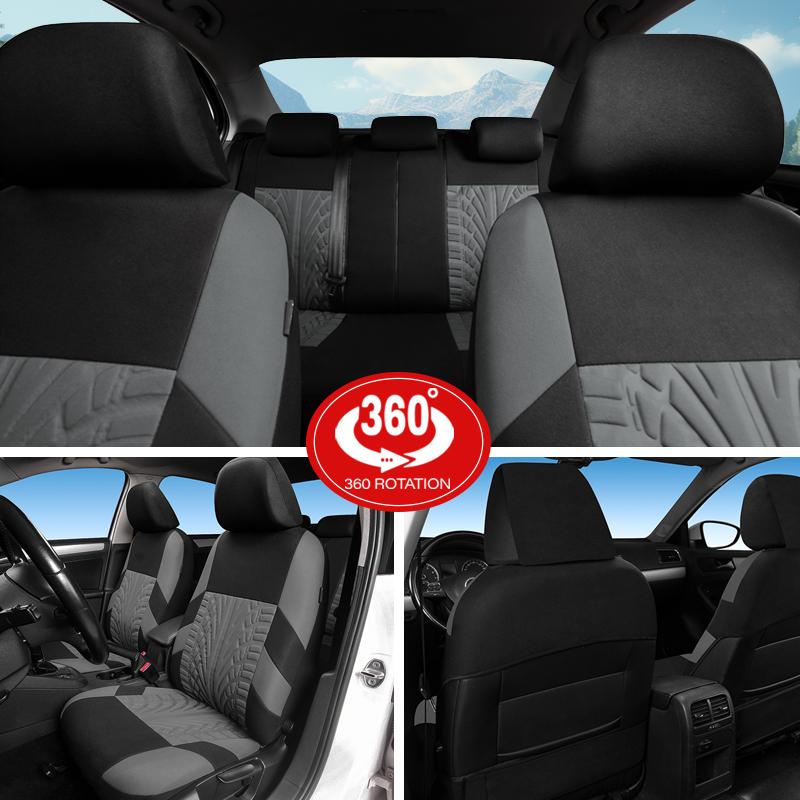 Universal Car Seat Cover Auto Seat Cover 3D Printed Embroidered Fashionable Automotive Interior