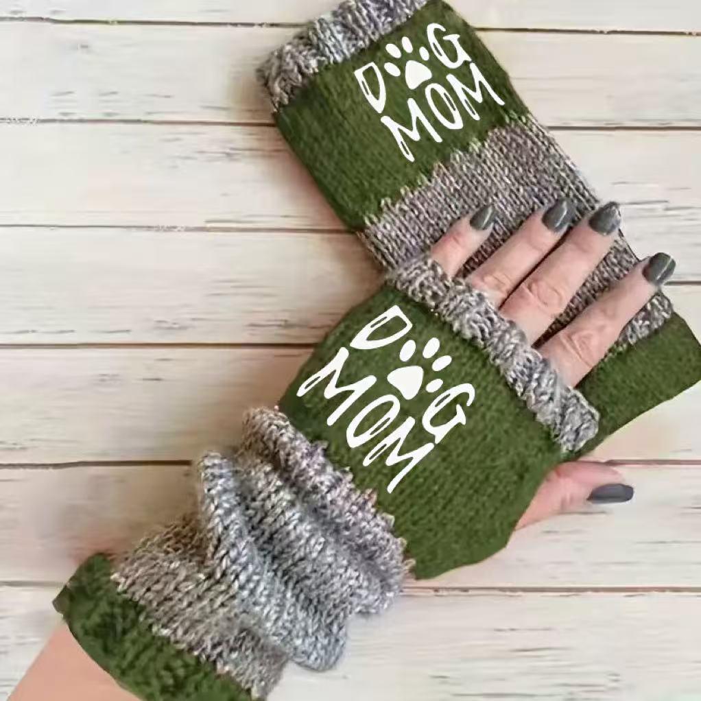 Yanxuan Ladies' Autumn-Winter Knit Gloves with Embroidery