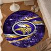 Minnesota Vikings Artwork Round mat, Anti-slip Circle Carpet Chair rug For livingroom,Bedroom, doormat home decor Gift Christmas Gifts