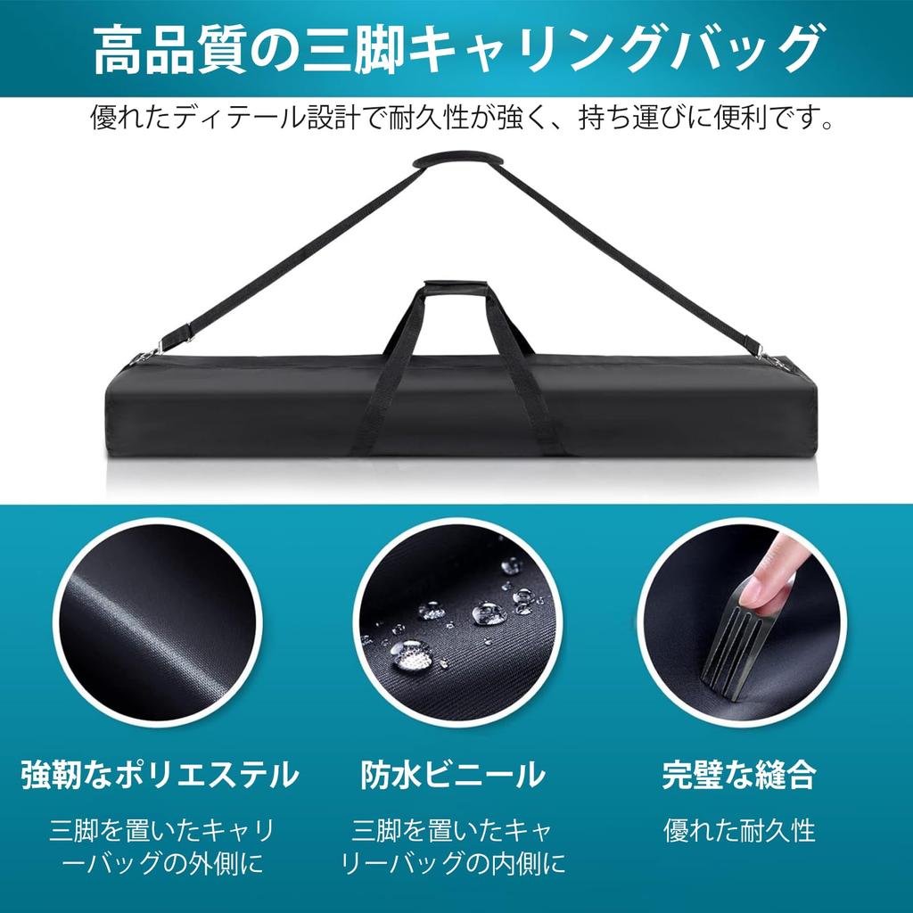 OUKMIC Microphone Stand 122cm Suitable for Music with Adjustable Shoulder and Double Zipper Bag, Long, Tripods, Stands, Etc., Strap, Heavy-Duty