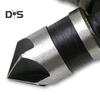 3Pcs Five Edge Chamfering Cutter Chamfering Tool Stainless Steel Single Edge 90 Degree Reaming Drill Taper Screw Countersunk Hole Cutter Deburring